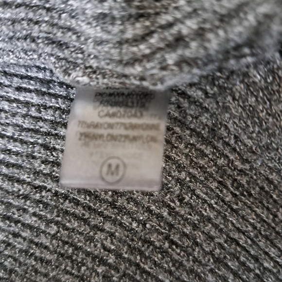 Cyrus Open Cardigan Grey Women's Medium Knit Sweater - Picture 7 of 11